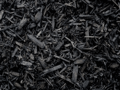 double hammered black mulch